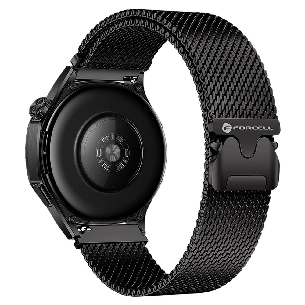 Strap to Samsung Galaxy Watch Forcell F-Design FS10 magnetic steel 22 mm black
