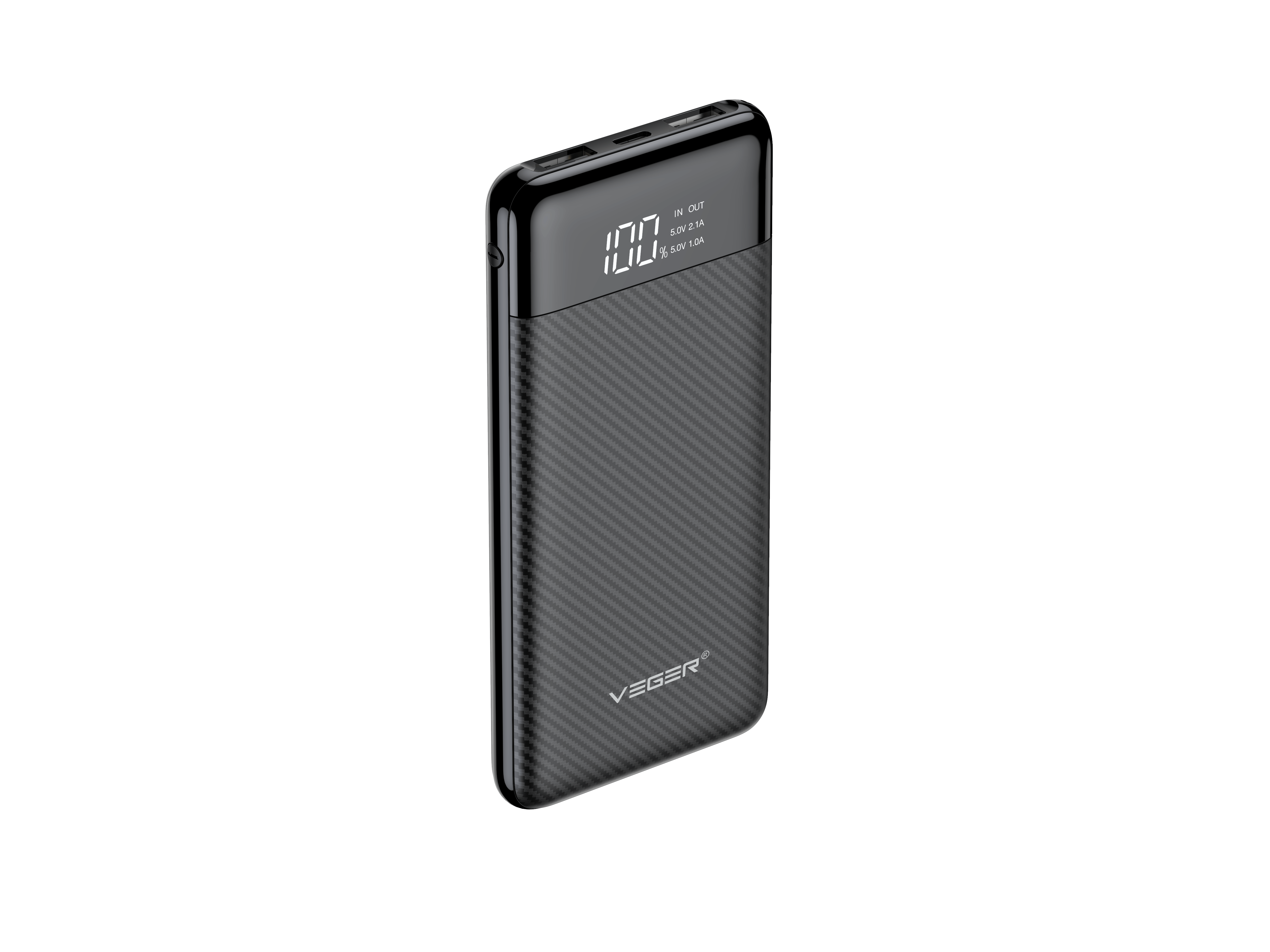 VEGER powerbank 10000 mAh L11 (W1087) czarny