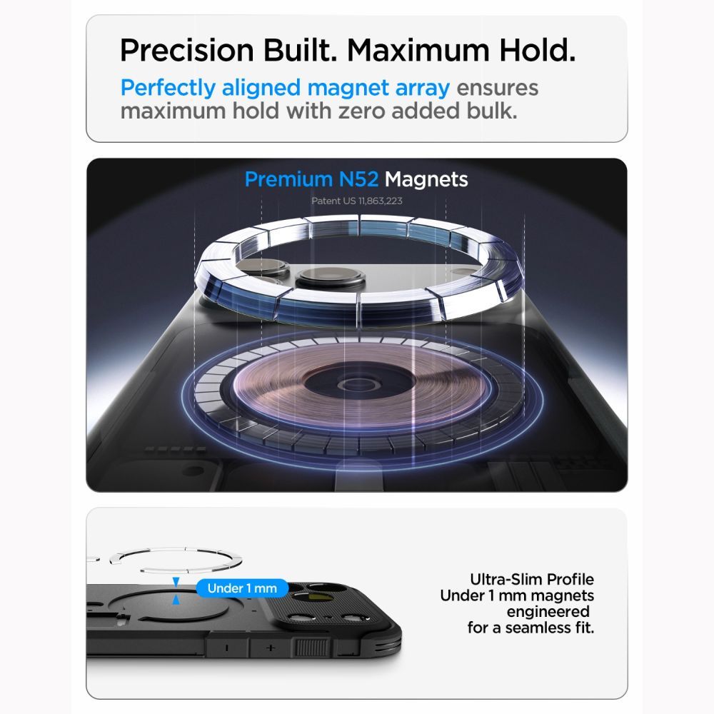 SPIGEN case TOUGH ARMOR T compatible with MagSafe for IPHONE 18 Pro / 17 Pro black