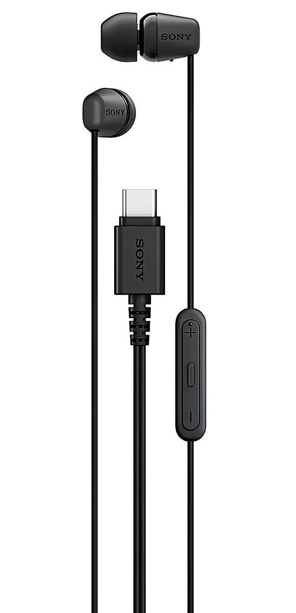 Wired earphones USB-C SONY EX15C black