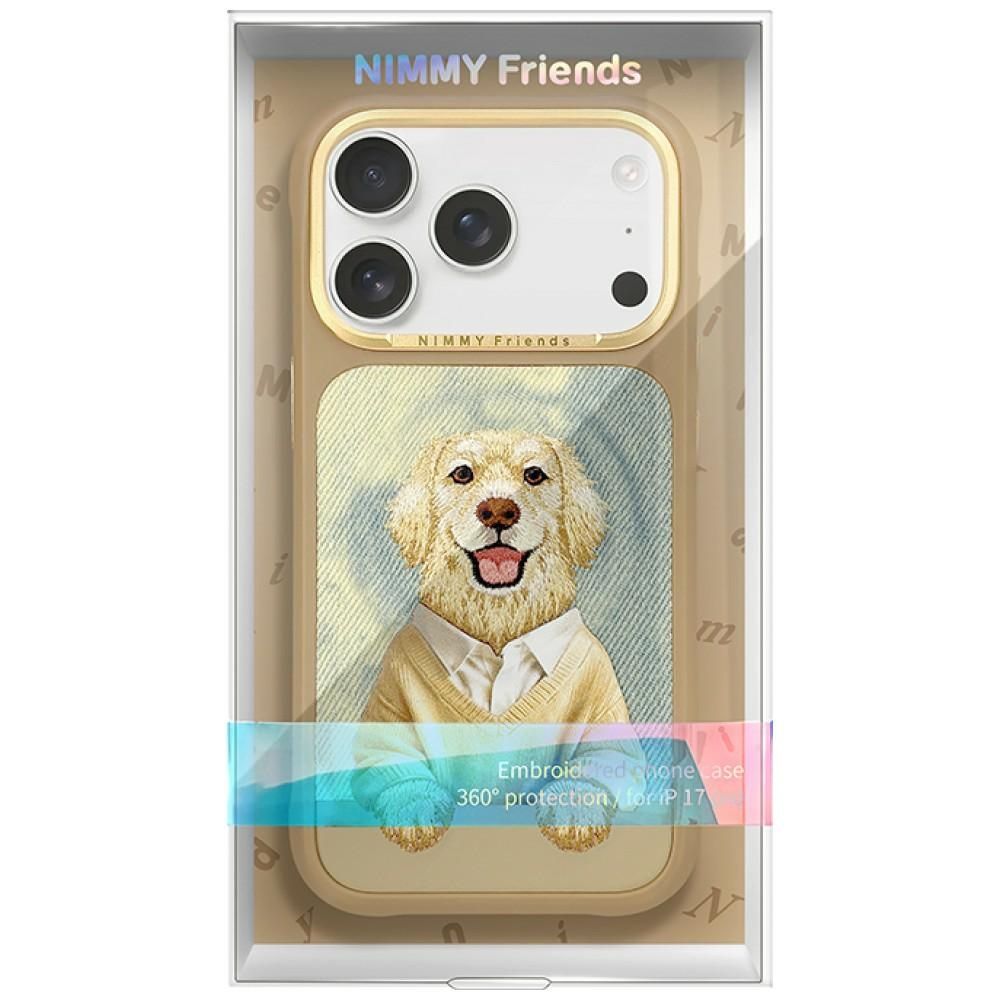 NIMMY case GENTLE PETS SERIES DOG compatible with MagSafe for IPHONE 18 Pro Max/17 Pro Max brown