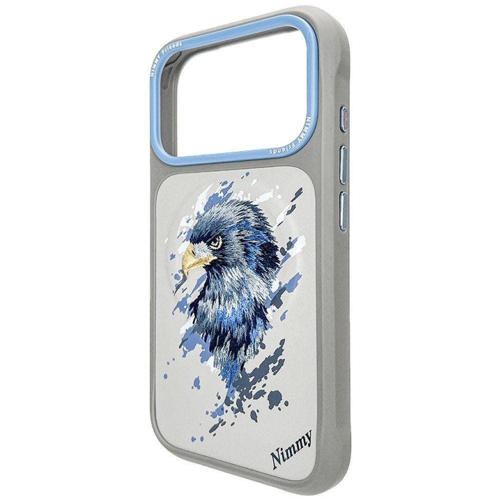 NIMMY case EAGLE compatible with MagSafe for IPHONE 18 Pro Max/17 Pro Max grey