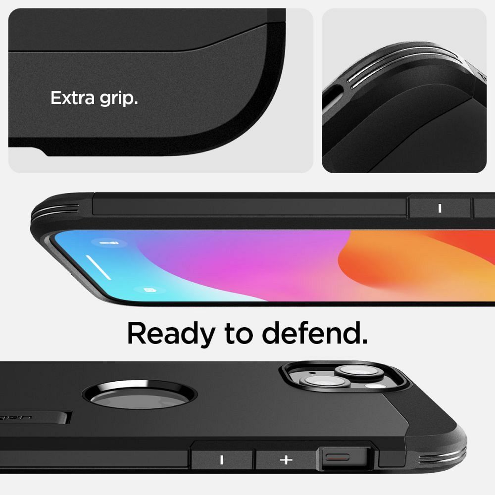 SPIGEN Tough Armor MAG compatible with MagSafe for IPHONE 15 black