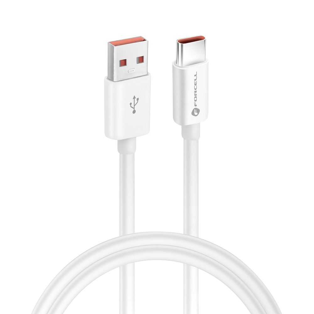 Kabel USB A do USB C Forcell F-Energy QC4.0 3A 66W 1 m C336 biały