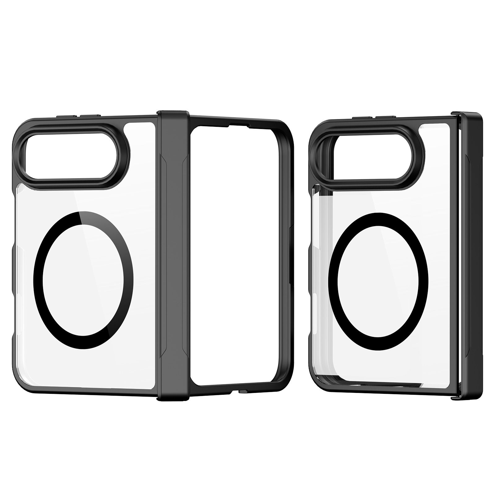 DUX DUCIS case AIMO MAG (Hinge Protection) compatible with MagSafe for iPhone Duo black