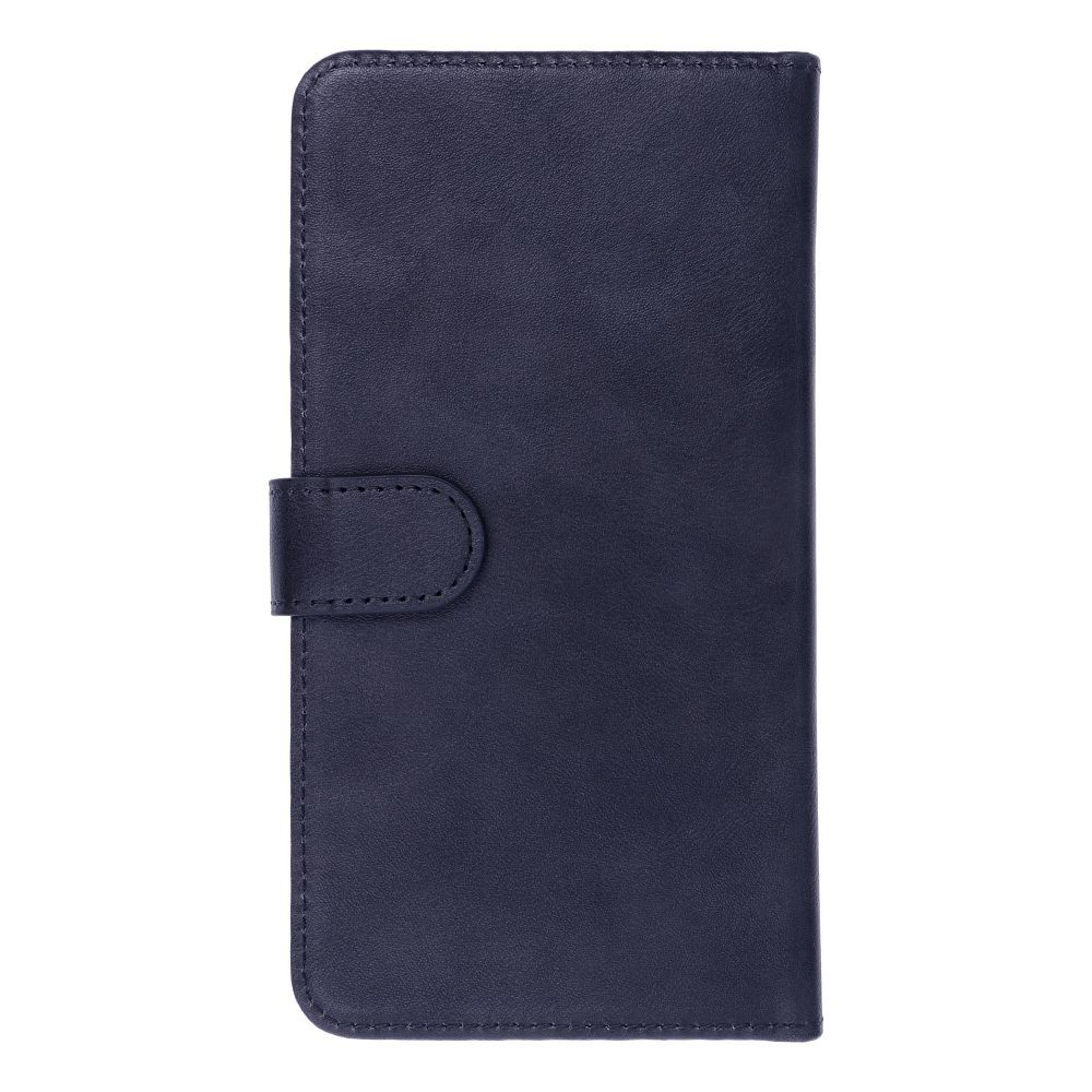 Universal book case COMMON size L for IPHONE 6 PLUS / 7 PLUS / 8 PLUS / XS MAX / 11 PRO MAX / SAMSUNG S20 FE / S21 FE / S10 PLUS / A10 / A32 / A54 / XIAOMI 12 LITE / HUAWEI P30 PRO dark blue