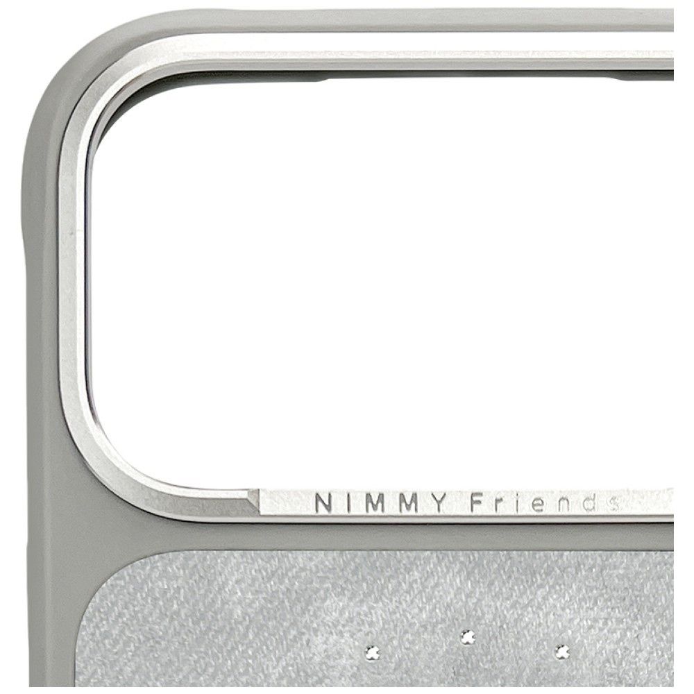 NIMMY case LUCKY FASHION CAT compatible with MagSafe for IPHONE 18 Pro/17 Pro grey