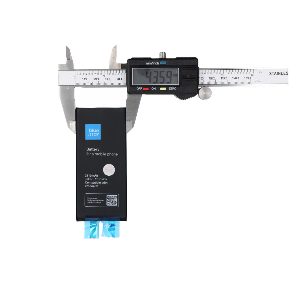 Bateria bez BMS do iPhone 11 3110 mAh Blue Star HQ
