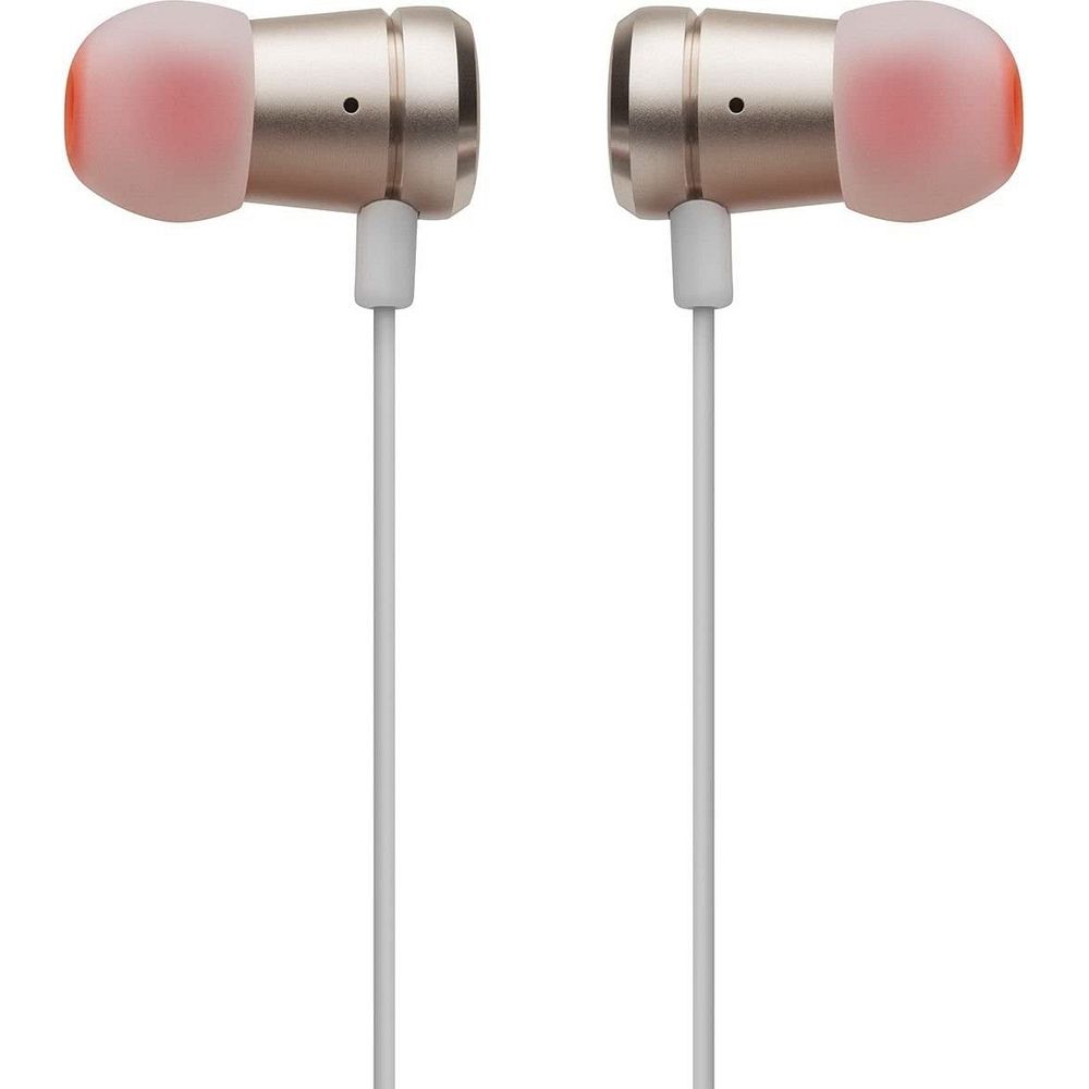 Wired earphones Jack 3,5mm with microphone JBL T290 gold