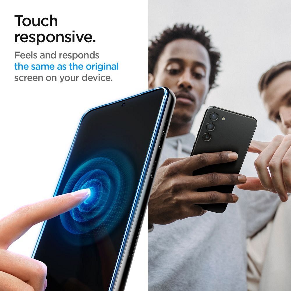 SPIGEN szkło hartowane GLAS.TR"EZ FIT" 2-pack do SAMSUNG S23 transparent