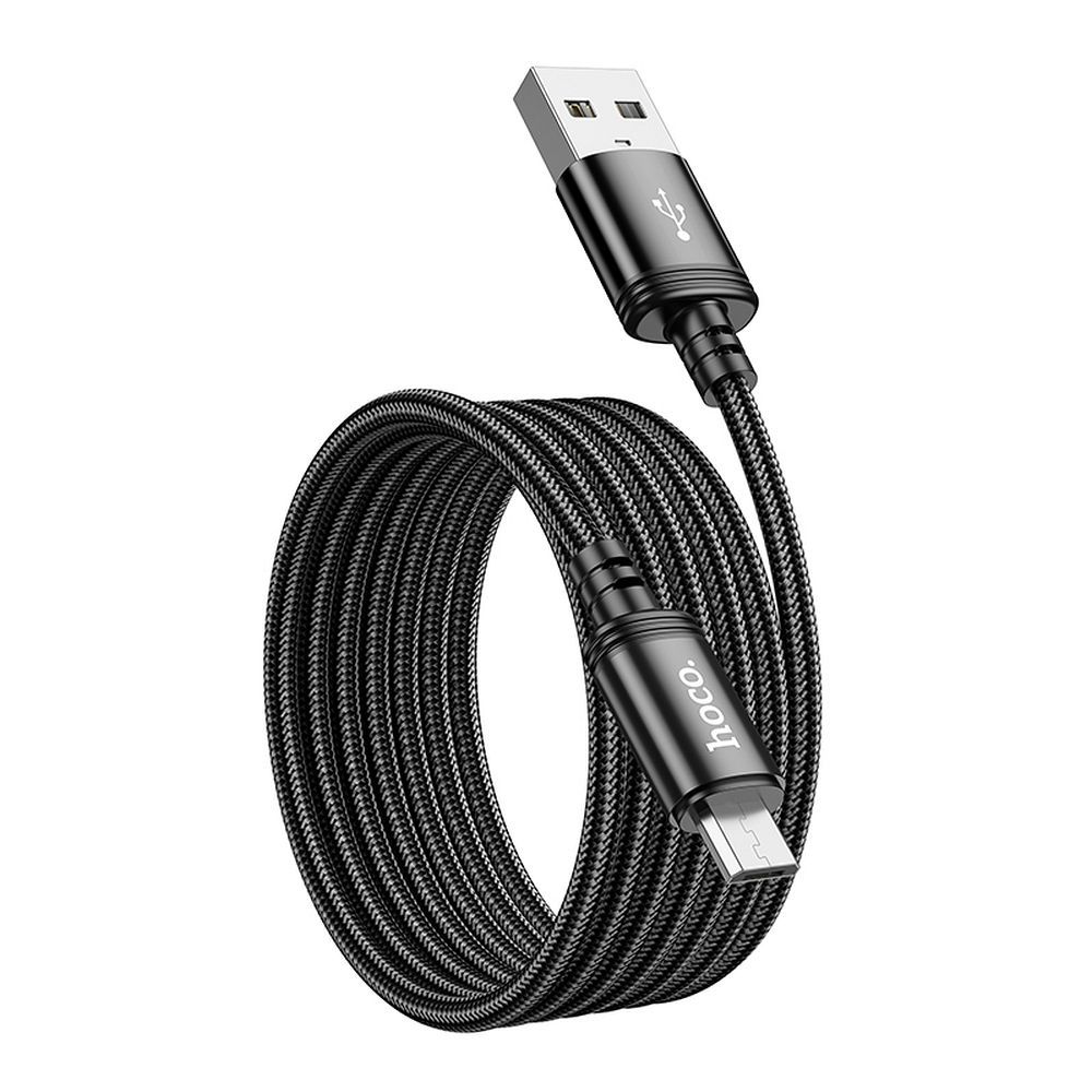 Kabel USB A do Micro USB Hoco 2,4A 2 m X89 czarny