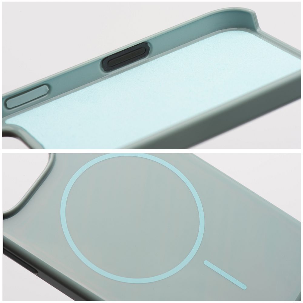 Glossy Mag Cover kompatybilny z MagSafe pasuje do IPHONE 16 PLUS miętowy