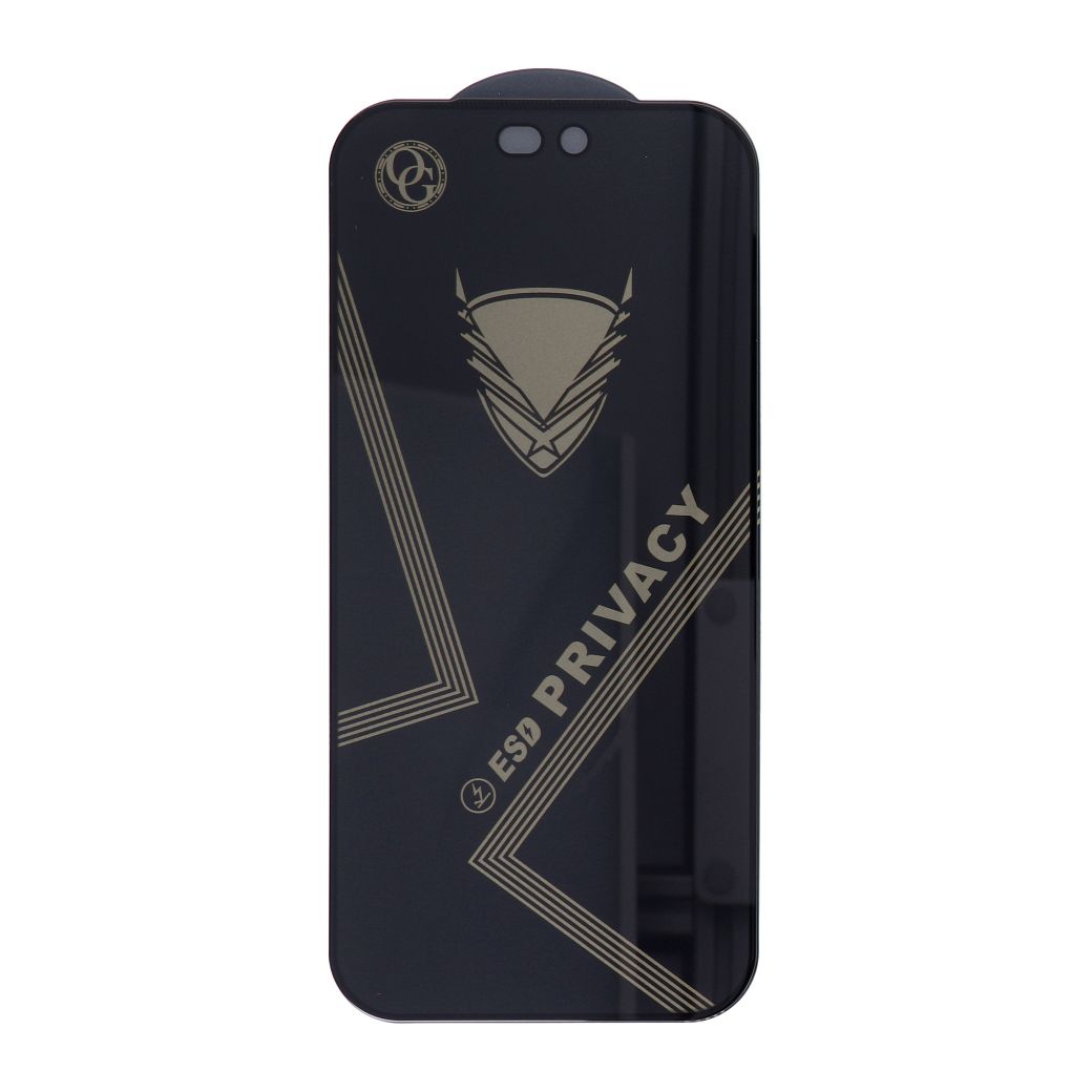 OG 6D Premium Privacy Glass - for Iphone 18 Pro black
