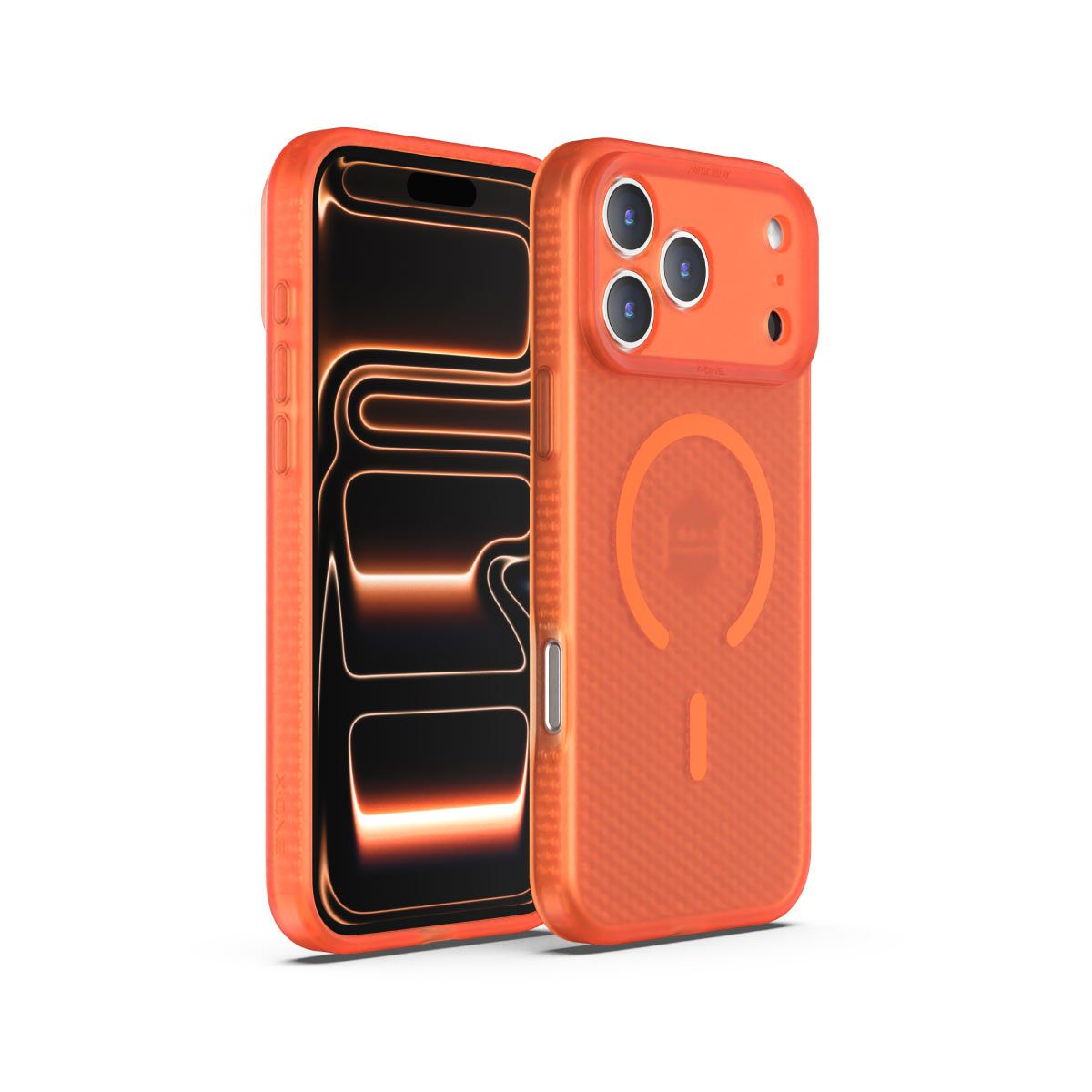 X-ONE Dropguard 3S Shock Dominator compatible with MagSafe for iPhone 17 Pro orange