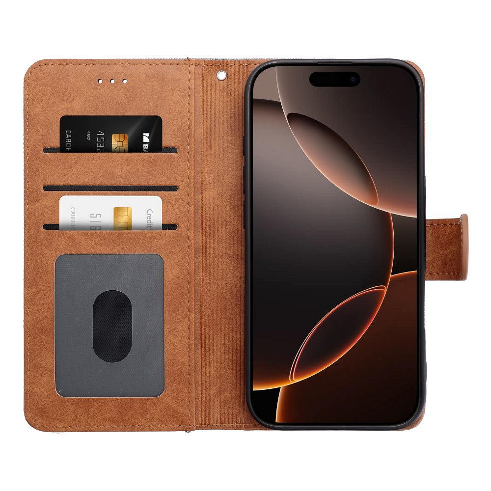 Kabura JEANS Book do IPHONE 17 niebieski
