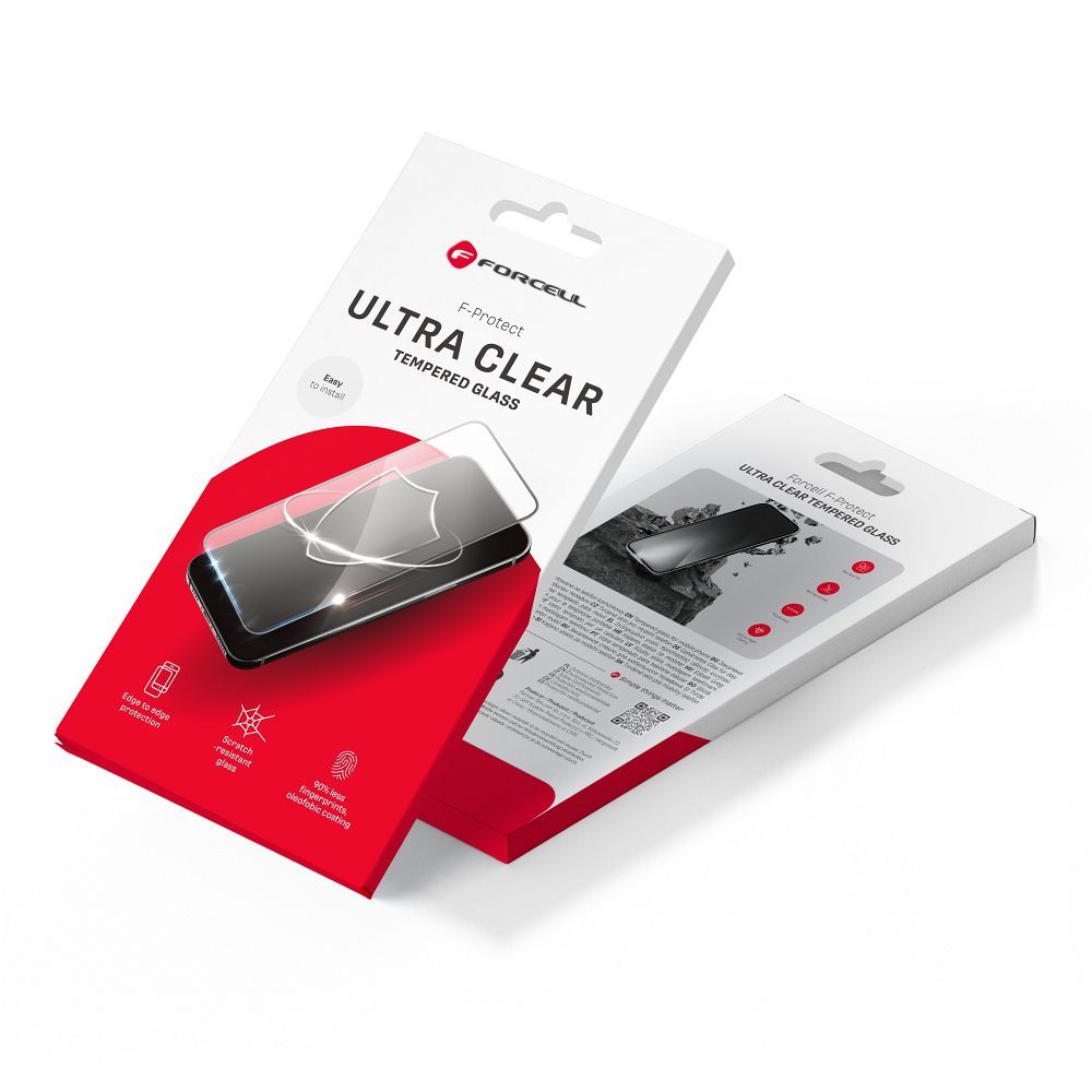 Tempered glass to Samsung S26 PLUS Forcell Ultra Clear Glass black