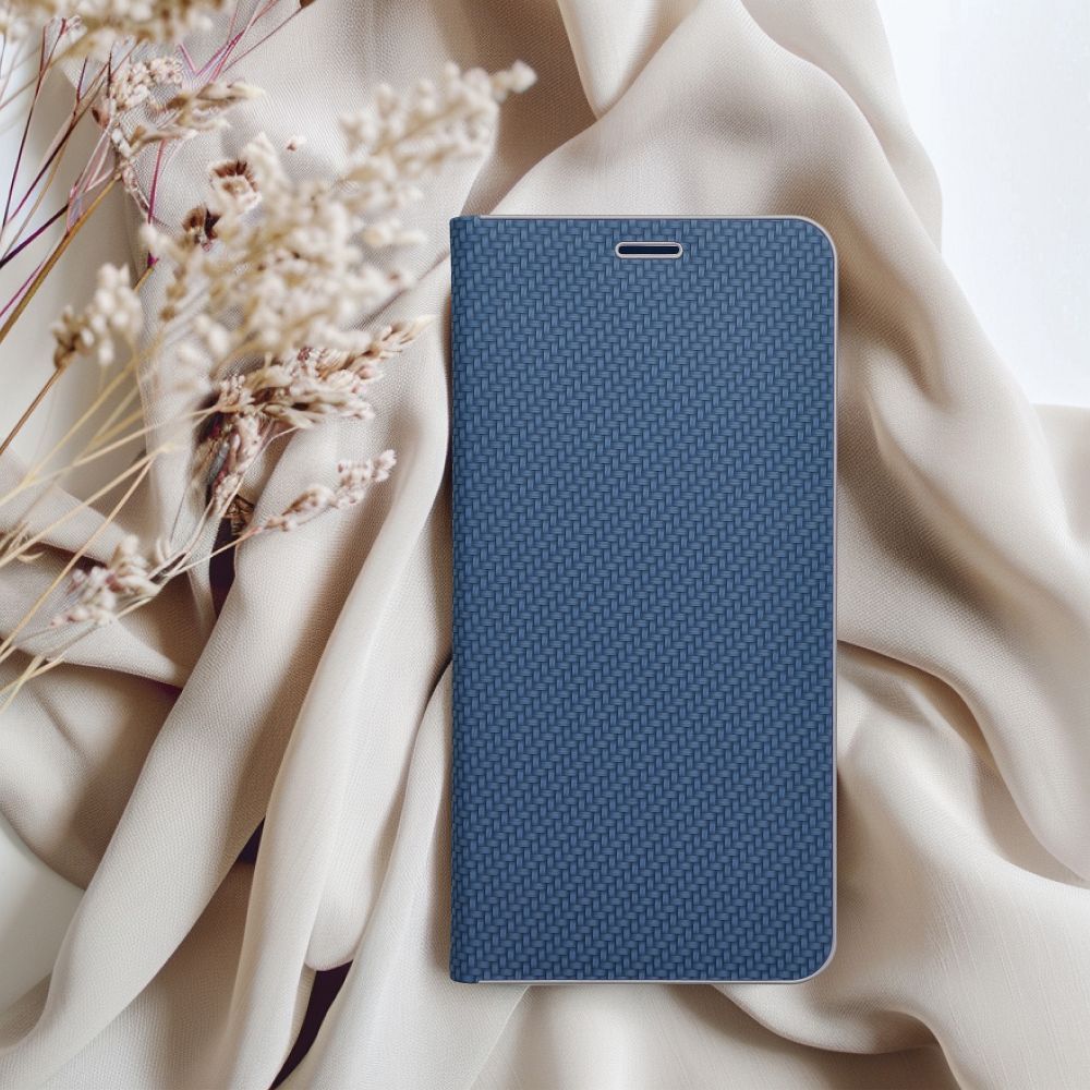Flip case for Samsung A56 5G Luna Book Carbon blue