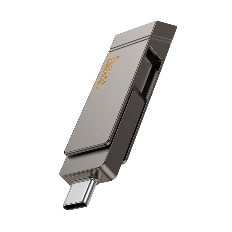 Pendrive 32GB USB 3.2 (USB A + USB C) Hoco UD15 gray