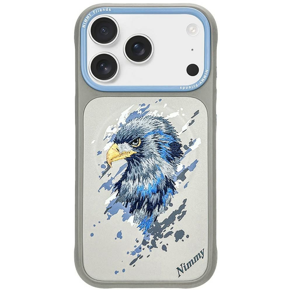 NIMMY case EAGLE compatible with MagSafe for IPHONE 18 Pro Max/17 Pro Max grey