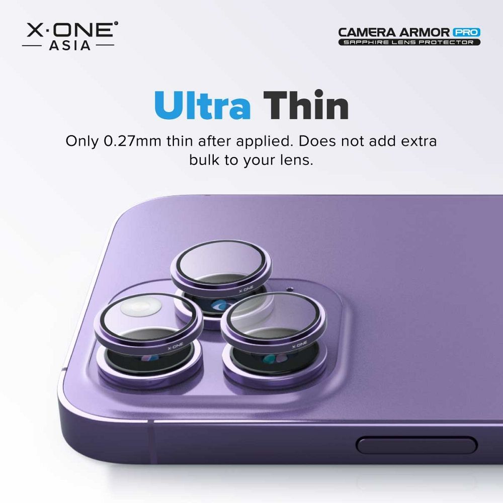 Sapphire Camera Lens Glass for iPhone 17 PRO X-One Camera Armor Pro